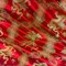 Red-Golden Yellow-Brown Dragon Trellis Chinese Brocade Woven Fabric By the Yard